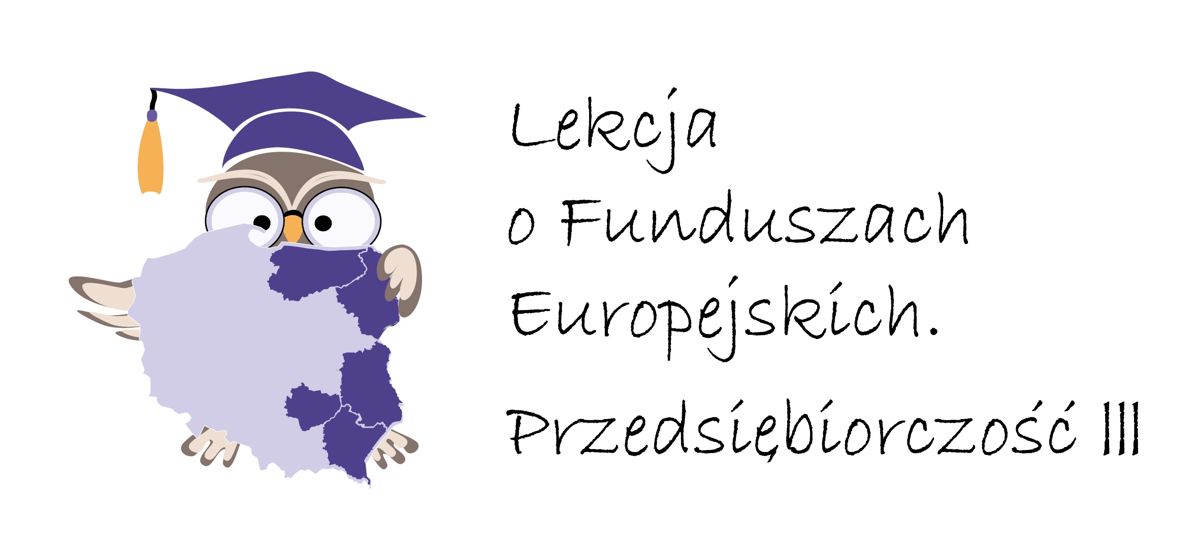 Logo Lekcji o Funduszach Europejskich. Przedsiębiorczość III.