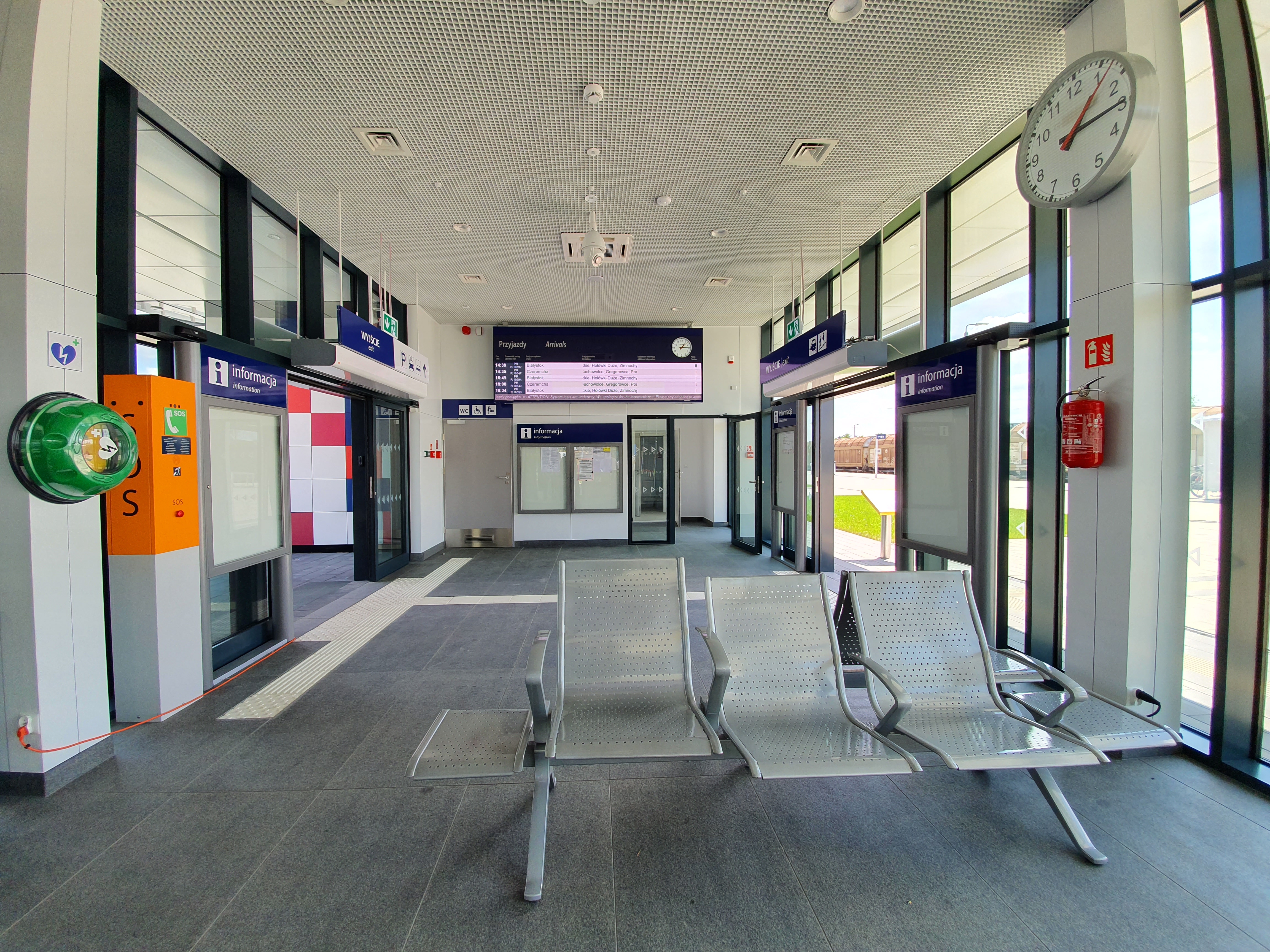 Dworzec w Bielsku Podlaskim - wnętrze